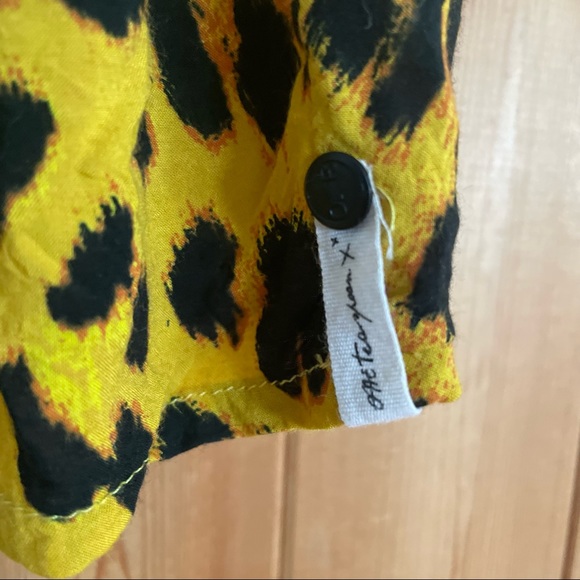 One by One Teaspoon Denim/ Leopard Dress - Picture 5 of 6